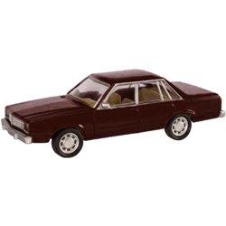 Atlas 60000156 - N Scale 1978 Ford Fairmount Sedan - Dark Cordovan Metallic