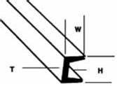 Plastruct 90583 UFS-4 Channel 1/8in (8pcs pkg)