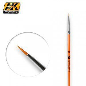 AK Interactive 600 - Size 5/0 Synthetic Round Brush