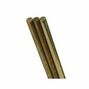 K&S Engineering 1688 All Scale - 12 inch Long Round Copper Rod - 0.081 inch Diameter (3 pkg) 