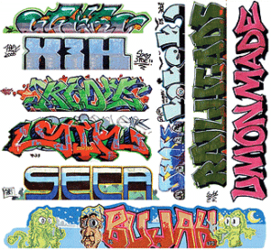 Blair Line 2260 HO Lasercut Graffiti Decals Set #11