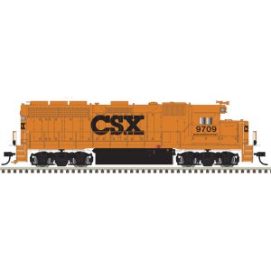 Atlas 10004029 - HO GP40 - Gold DCC & Sound - CSX (MOW) #9709