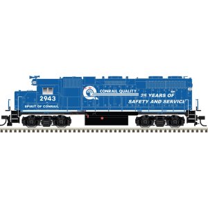 Atlas 10004093 - HO GP38 Gold - DCC Sound - CONRAIL-SPIRIT OF CONRAIL #2943