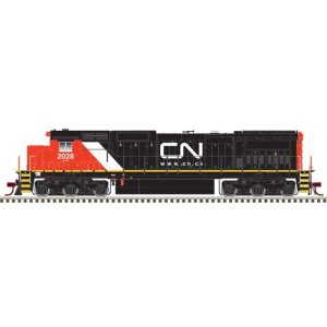 Atlas 10004178 - HO DASH 8-40C SILVER - DC - CANADIAN NATIONAL #2014