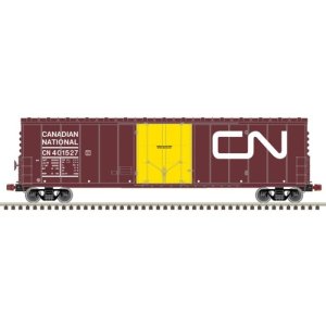 Atlas 20006518 - HO NSC Newsprint Boxcar, Canadian National #401666 (Noodle, Yellow Door)