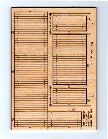 Blair Line 23 - N Scale Laser-cut Wood Depot Baggage Cart & Pedestrian Crossings