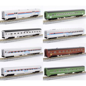 Kato 381-106-1971 - N Scale Amtrak "rainbow Era" 8-Car Set