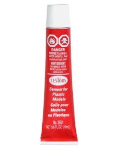 Testors Corp. 3501 - Cement for Plastics/Polystyrene - 5/8 fl oz Tube