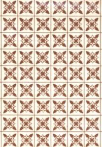 Plastruct 91861 Brown Tile Paper Sheet (2pcs pkg)