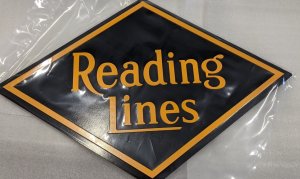 Stoddarts Ltd. RL - 3D Railroad Wall Artwork - Reading Lines Logo