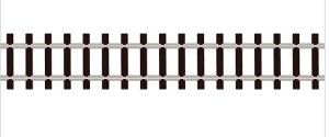 Peco SL300F-5 - N Scale Code 55 Wooden Tie Flex Track - Streamline - 5pcs