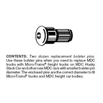 Micro Trains 00312031 - N Scale Bolster Pins for Conversion of Roundhouse Products - MDC Type (24...