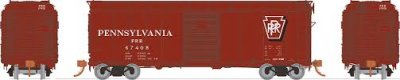 Rapido 123004-B HO Scale - PRR X31A Single-Door Boxcar: Shadow Keystone, Late - Single Car #67417