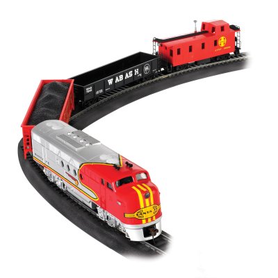 Bachmann 00647 - HO Santa Fe Flyer - Train Set