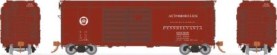 Rapido 123007-D HO Scale - PRR X31A Double-Door Boxcar: Circle Keystone - Automobile - Single Car...