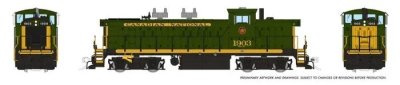 Rapido 10567 - HO GMD-1 - DCC & Sound - Canadian National (1900s Green) #1917