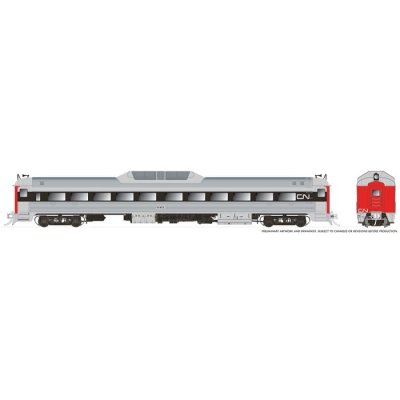 Rapido 16313 - HO RDC-9 - DC/Silent - CN - Wet Noodle #6005