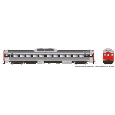 Rapido 16809 - HO Budd RDC-1 (Ph 1C) - DCC/Sound - CN - Wet Noodle #6114