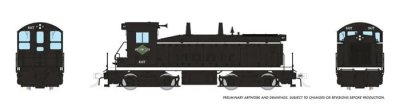 Rapido 27582 - HO EMD SW9 - DCC & Sound - Illinois Central (IC Black Scheme) #467