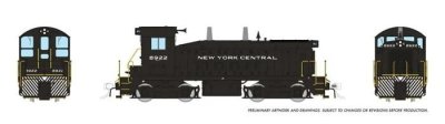 Rapido 27090 - HO EMD SW9 - DC/ Silent - New York Central (NYC As Delivered) #8922