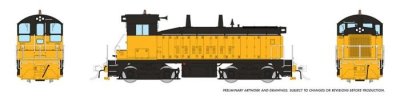 Rapido 27599 - HO EMD SW9 - DCC & Sound - Generic Industrial Yellow - Unlettered