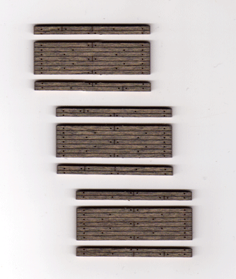 Blair Line 114 - HO 1-3/4 inch 1-Lane Wood Grade Crossing - Kit