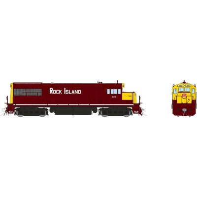 Rapido 35559 - HO GE U25B - DCC/Sound - Rock Island #225 - Era: 1970s+ - (With Frog Lights)