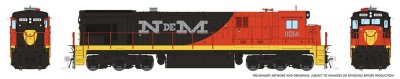 Rapido 42019 - HO GE C30-7 - DCC Ready - NdeM (Early Scheme) #11017