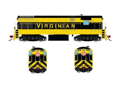 Rapido 044523 HO FM H16.44, With Sound & DCC, Virginian Yellow & Black Scheme No.47