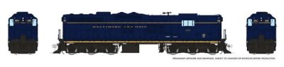 Rapido 50217 - HO EMD SD9 - DC/Silent - Baltimore & Ohio #771