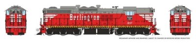 Rapido 50624 - HO EMD SD9 - DCC & Sound - Chicago, Burlington & Quincy #837