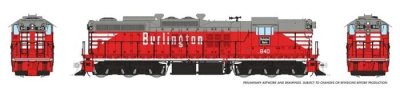 Rapido 50625 - HO EMD SD9 - DCC & Sound - Chicago, Burlington & Quincy #840