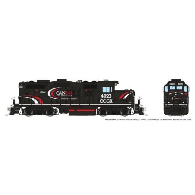 Rapido 54522 - HO GP9u - DC/DCC/Sound - Cando (CCGX): #4024 