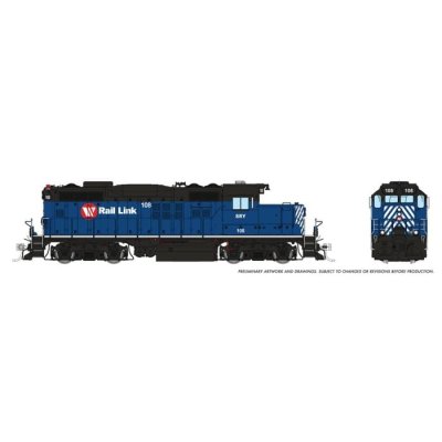 Rapido 54524 - HO GP9u - DC/DCC/Sound - Southern Rwy of BC: #128