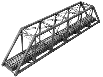 Central Valley 1902 HO 150Ft Pratt Truss Bridge