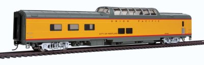 WalthersProto 18151 - HO Scale 85 ACF Dome Diner - Union Pacific 8008 (Heritage Fleet, City of Po...