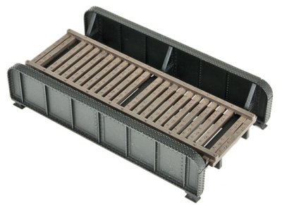 Walthers Cornerstone 4509 - HO 30Ft Single-Track Railroad Through Girder Bridge - Low Level Kit