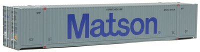 Walthers SceneMaster 8516 - HO 53ft Singamas Corrugated-Side Container - Matson