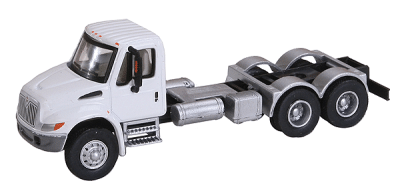 Walthers SceneMaster 11530 - HO International 4300 Dual-Axle Semi Tractor - Assembled - White Cab...