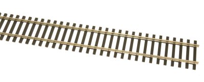 Walthers Track 10001 HO - Code 100 Nickel Silver Flex Track w/ Wood Ties - 36inch pkg(5)