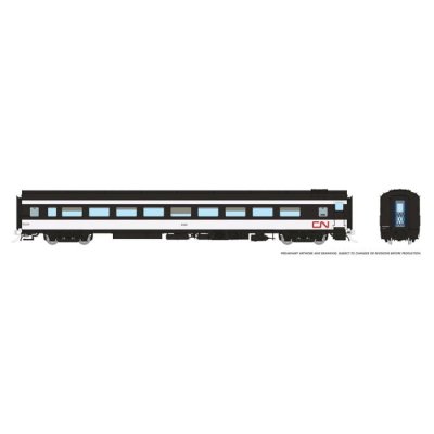 Rapido 606-100374 - HO Lightweight Coach - Canadian National - Wet Noodle #5599