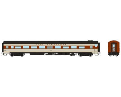 Rapido 606-100393 - HO Lightweight Coach - Erie Lackawanna #1306