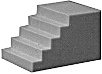 Pikestuff 1010 - HO Concrete Staircase - 3pkg