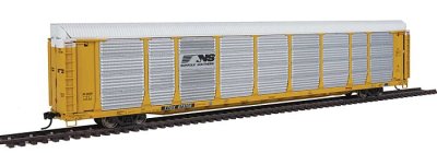 WalthersProto 101365 HO - 89ft Thrall Bi-Level Auto Carrier - Ready To Run - Norfolk Southern Rac...