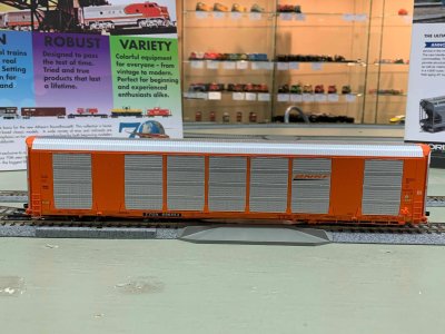 Atlas 20005657- HO Gunderson Multi-Max Auto Rack BNSF (Orange) No.696201