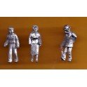 Juneco Scale Models C-102 - Woman, Young Man and Old Man Walking - 3 Unpainted Figures