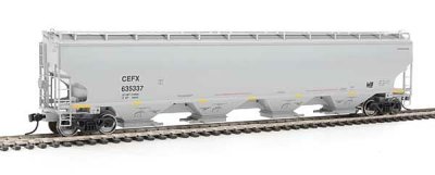 WalthersProto 105851 HO Scale - RTR 67Ft Trinity 6351 4-Bay Covered Hopper - CIT Group-Capital Fi...