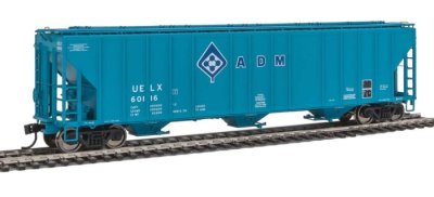 Walthers Proto 106143 - HO 55Ft Evans 4780 Covered Hopper - ADM (UELX) #60116