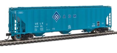 Walthers Proto 106145 - HO 55Ft Evans 4780 Covered Hopper - ADM (UELX) #60135