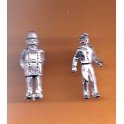 Juneco Scale Models C-108 - 1890 Cop and Telegrapher - 2 Unpainted Figures